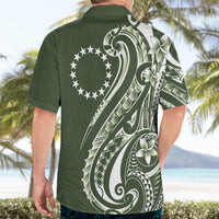 Kia Orana Cook Islands Hawaiian Shirt Matie Plumeria Tropical Waves LT7 - Polynesian Pride