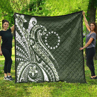 Kia Orana Cook Islands Quilt Matie Plumeria Tropical Waves - Polynesian Pride