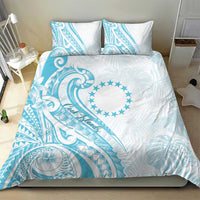 Kia Orana Cook Islands Bedding Set Moana Plumeria Tropical Waves - Polynesian Pride