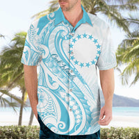 Kia Orana Cook Islands Hawaiian Shirt Moana Plumeria Tropical Waves LT7 - Polynesian Pride