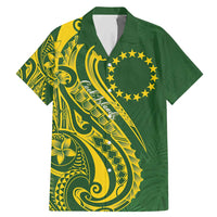 Kia Orana Cook Islands Family Matching Mermaid Dress and Hawaiian Shirt Plumeria Tropical Waves - Polynesian Pride