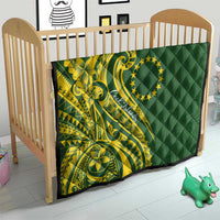 Kia Orana Cook Islands Quilt Plumeria Tropical Waves - Polynesian Pride