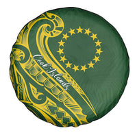 Kia Orana Cook Islands Spare Tire Cover Plumeria Tropical Waves - Polynesian Pride