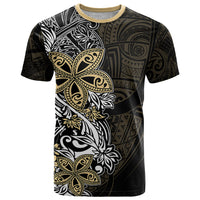 Polynesian Pride T Shirt Tiare With Plumeria Mix Style LT7 Cream - Polynesian Pride