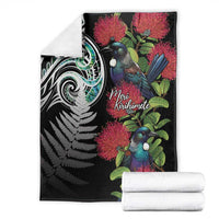 Meri Kirihimete New Zealand Blanket Tui on Pohutukawa LT7 - Polynesian Pride