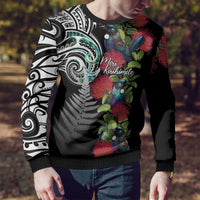 Meri Kirihimete New Zealand Ugly Christmas Sweater Tui on Pohutukawa LT7 - Polynesian Pride