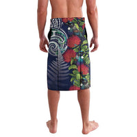 Meri Kirihimete New Zealand Lavalava Tui on Pohutukawa - Blue Ver LT7 - Polynesian Pride