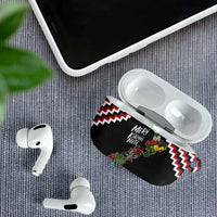 New Zealand Christmas Taniko Poutama AirPods Case Flora Map with Birds LT7 - Polynesian Pride