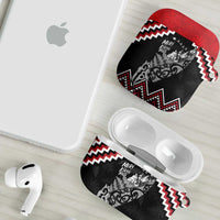 New Zealand Christmas Taniko Poutama AirPods Case Mountainscape Maori Fern - Polynesian Pride