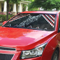 New Zealand Christmas Taniko Poutama Auto Sun Shade Mountainscape Maori Fern - Polynesian Pride