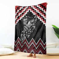 New Zealand Christmas Taniko Poutama Blanket Mountainscape Maori Fern - Polynesian Pride