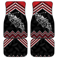 New Zealand Christmas Taniko Poutama Car Mats Mountainscape Maori Fern - Polynesian Pride