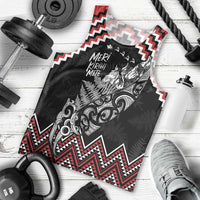 New Zealand Christmas Taniko Poutama Men Tank Top Mountainscape Maori Fern - Polynesian Pride