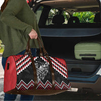 New Zealand Christmas Taniko Poutama Travel Bag Mountainscape Maori Fern - Polynesian Pride