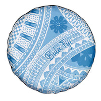 Bula Fiji Classic Masi Tapa Spare Tire Cover Turquoise - Polynesian Pride