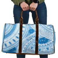 Bula Fiji Classic Masi Tapa Travel Bag Turquoise - Polynesian Pride
