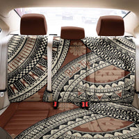 Bula Fiji Classic Masi Tapa Back Car Seat Cover Vintage Brown - Polynesian Pride