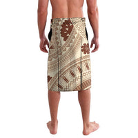 Bula Fiji Classic Masi Tapa Lavalava Vintage Beige LT7 - Polynesian Pride