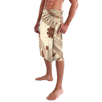 Bula Fiji Classic Masi Tapa Lavalava Vintage Beige LT7 - Polynesian Pride