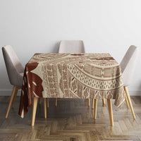 Bula Fiji Classic Masi Tapa Tablecloth Vintage Beige LT7 - Polynesian Pride