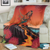 Hawaii Kilauea Volcano Blanket Pele Goddess LT7 - Polynesian Pride