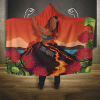 Hawaii Kilauea Volcano Hooded Blanket Pele Goddess LT7 - Polynesian Pride