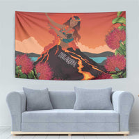 Hawaii Kilauea Volcano Tapestry Pele Goddess