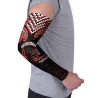 Maori Waitangi Arm Sleeves Kotahitanga Poutama Mix Whakairo - Polynesian Pride