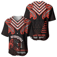 Maori Waitangi Baseball Jersey Kotahitanga Poutama Mix Whakairo - Polynesian Pride