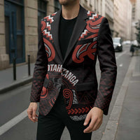 Maori Waitangi Blazer Kotahitanga Poutama Mix Whakairo - Polynesian Pride