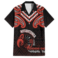 Maori Waitangi Family Matching Tank Maxi Dress and Hawaiian Shirt Kotahitanga Poutama Mix Whakairo - Polynesian Pride