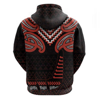 Maori Waitangi Hoodie Kotahitanga Poutama Mix Whakairo - Polynesian Pride