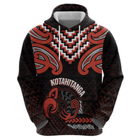 Maori Waitangi Hoodie Kotahitanga Poutama Mix Whakairo - Polynesian Pride