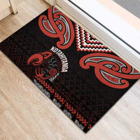 Maori Waitangi Rubber Doormat Kotahitanga Poutama Mix Whakairo - Polynesian Pride