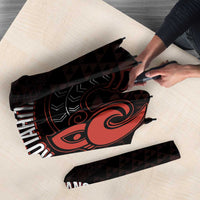 Maori Waitangi Umbrella Kotahitanga Poutama Mix Whakairo - Polynesian Pride