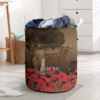 Australia - New Zealand ANZAC Lone Pine Laundry Basket The Last Post LT7 Old Gold - Polynesian Pride