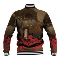 Australia - New Zealand ANZAC Lone Pine Baseball Jacket The Last Post LT7 - Polynesian Pride