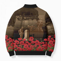Australia - New Zealand ANZAC Lone Pine Bomber Puffer Jacket The Last Post LT7 - Polynesian Pride