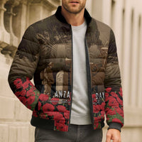 Australia - New Zealand ANZAC Lone Pine Bomber Puffer Jacket The Last Post LT7 - Polynesian Pride
