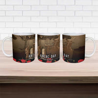 Australia - New Zealand ANZAC Lone Pine Ceramic Mug The Last Post LT7 - Polynesian Pride