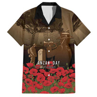 Australia - New Zealand ANZAC Lone Pine Hawaiian Shirt The Last Post LT7 Old Gold - Polynesian Pride