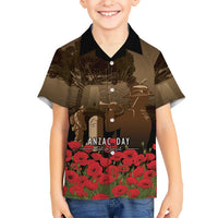 Australia - New Zealand ANZAC Lone Pine Hawaiian Shirt The Last Post LT7 - Polynesian Pride