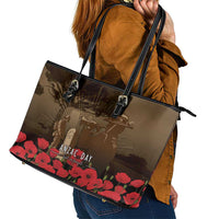 Australia - New Zealand ANZAC Lone Pine Leather Tote Bag The Last Post LT7 - Polynesian Pride