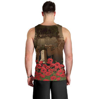 Australia - New Zealand ANZAC Lone Pine Men Tank Top The Last Post LT7 - Polynesian Pride