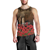 Australia - New Zealand ANZAC Lone Pine Men Tank Top The Last Post LT7 - Polynesian Pride