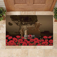 Australia - New Zealand ANZAC Lone Pine Rubber Doormat The Last Post LT7 Old Gold - Polynesian Pride