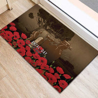 Australia - New Zealand ANZAC Lone Pine Rubber Doormat The Last Post LT7 - Polynesian Pride