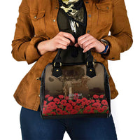 Australia - New Zealand ANZAC Lone Pine Shoulder Handbag The Last Post LT7 - Polynesian Pride