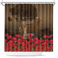 Australia - New Zealand ANZAC Lone Pine Shower Curtain The Last Post LT7 Old Gold - Polynesian Pride