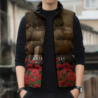 Australia - New Zealand ANZAC Lone Pine Sleeveless Puffer Jacket The Last Post LT7 - Polynesian Pride